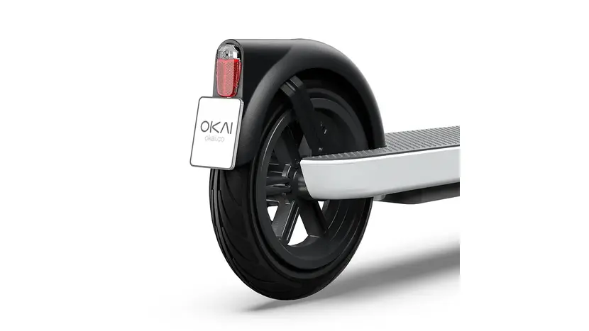 Електросамокат OKAI ES10-NEON Lite 9", 300(600)W, 7.8Ah, 30km, 25km\h, 20%, NFC, App, White (ES10-W) фото 11 купити в Україні