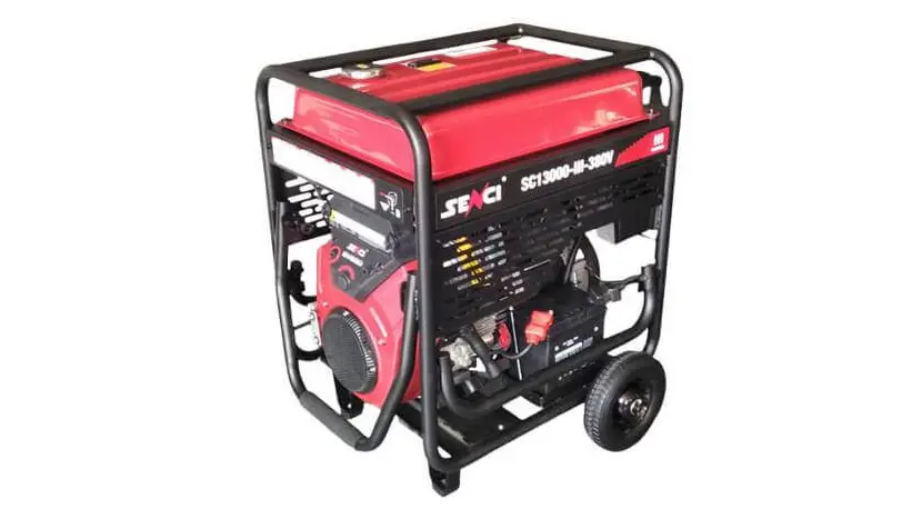 Бензиновый генератор Senci SC 13000-III 380V, универсальный 1/3 (230/380 В), 11 кВт, фото фото 3