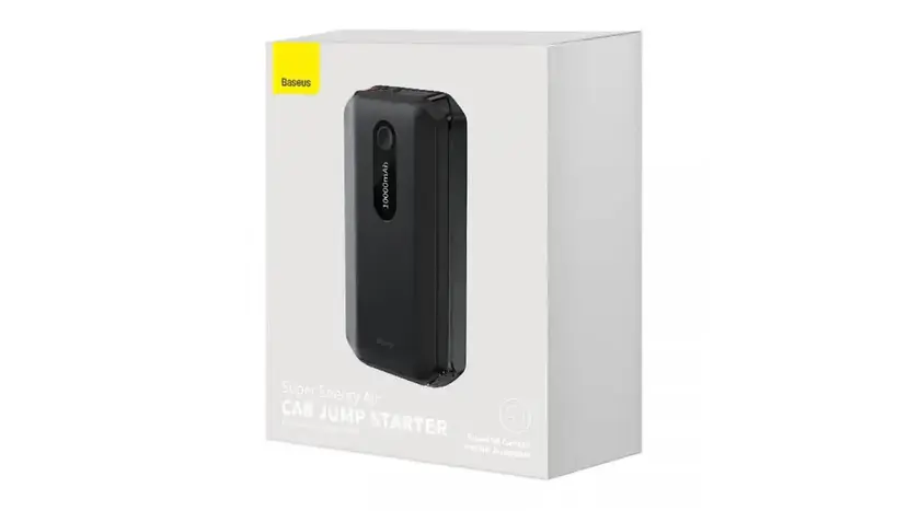 Автомобильное пуско-зарядное устройство Baseus Super Energy Air Car Jump Starter (10000mAh) Black (CGNL020101), фото фото 4