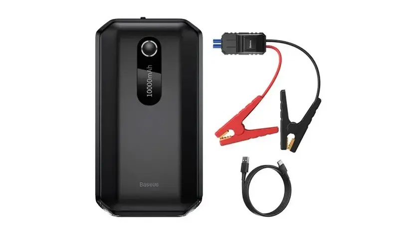 Автомобильное пуско-зарядное устройство Baseus Super Energy Air Car Jump Starter (10000mAh) Black (CGNL020101), фото фото 5