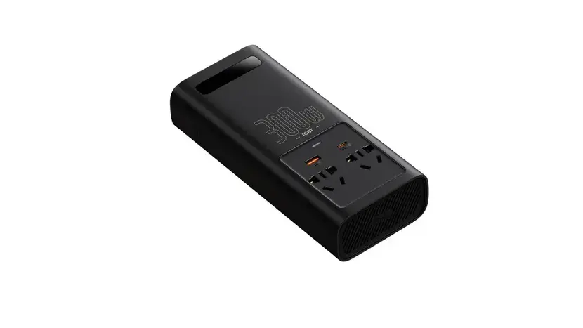 Автомобильный инвертор Baseus IGBT Power Inverter 300W (220V CN/EU ) Black (CGNB010101), фото фото 3