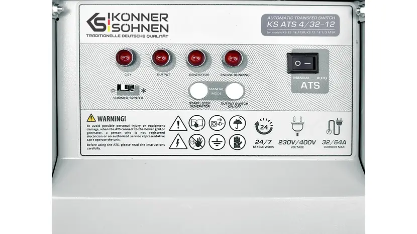 Блок автоматики Konner&Sohnen KS ATS 4/32-12 фото 7 купити в Україні