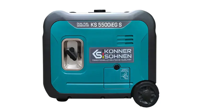 Инверторный газовый генератор Könner&Söhnen KS 5500iEG S, однофазный (230 В), 5.5 кВт, фото фото 3