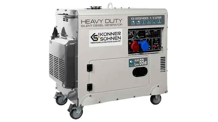 Дизельный генератор Konner&Sohnen KS 9202HDES-1/3 ATSR, универсальный 1/3 (230/380 В), 7.5 кВт, фото фото 2