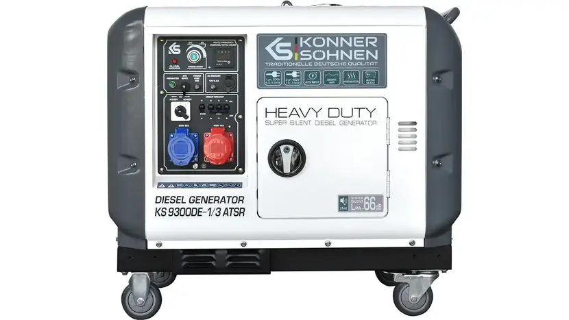 Дизельний генератор Konner&Sohnen KS 9300DE-1/3 ATSR, універсальний 1/3 (230/380 В), 7.5 кВт фото 3 купити в Україні