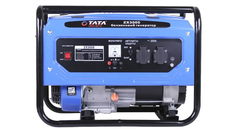 Бензиновый генератор TATA ZX3000 (2.5KW), однофазный (230 В), 2.8 кВт, фото фото 2
