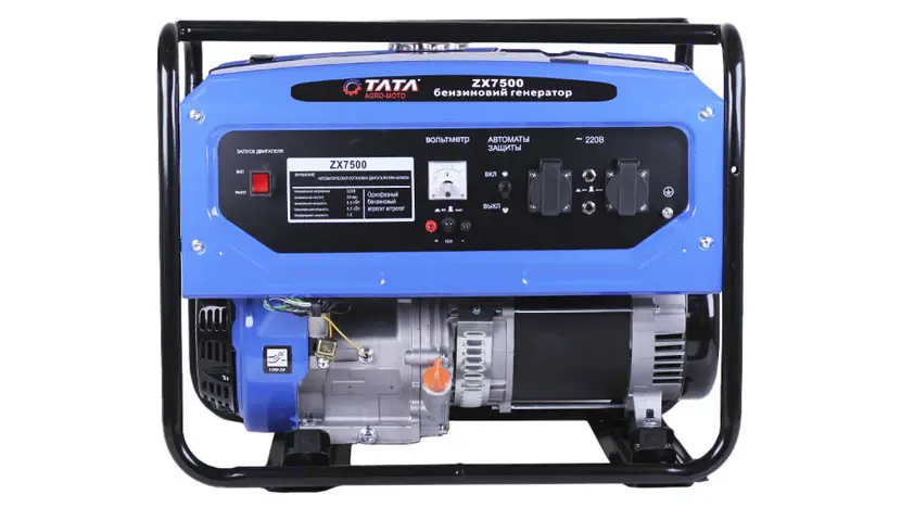 Бензиновый генератор TATA ZX7500 (6KW), однофазный (230 В), 6.5 кВт, фото фото 2