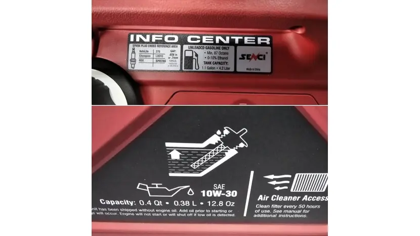 Инверторный бензиновый генератор SENCI SC 2300 i-X (2,3 кВт), однофазный (230 В), 2.5 кВт, фото фото 8