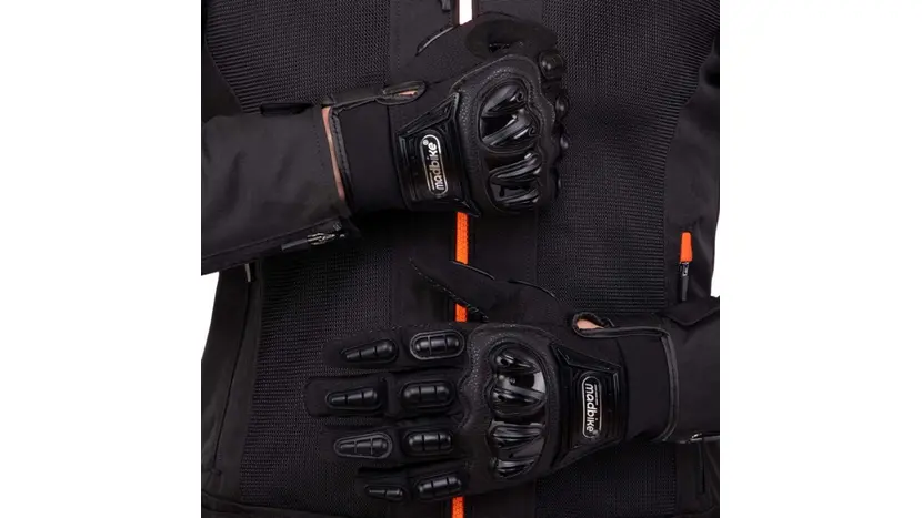 Перчатки кроссовые текстильные, с защитой MAD-10 Madbike (в ассортименте) р.XL, фото фото 6