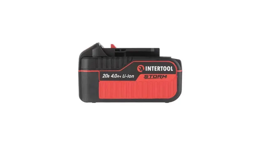 Аккумулятор Intertool WT-0341 20 В, литий-ион, 4.0 Ач, индикатор уровня заряда, фото фото 2
