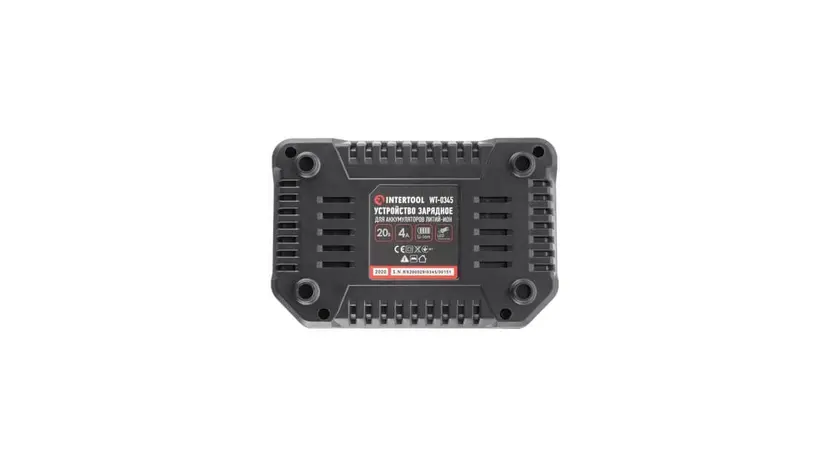 Устройство зарядное Intertool WT-0345 для аккумуляторов литий-ион 20 В, ток заряда 4.0 А, фото фото 4