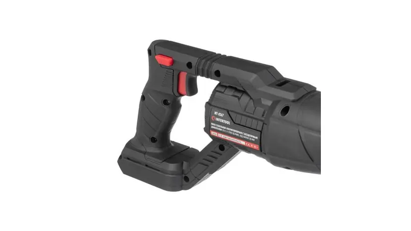 Пила сабельная аккумуляторная Intertool WT-0367 с бесщеточным двигателем 20 В, 0-2500 об/мин, ход пилы 28 мм, без ЗУ и АКБ, фото фото 6