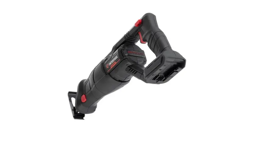 Пила сабельная аккумуляторная Intertool WT-0367 с бесщеточным двигателем 20 В, 0-2500 об/мин, ход пилы 28 мм, без ЗУ и АКБ, фото фото 8