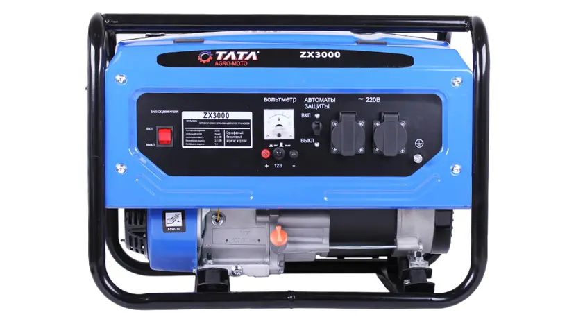 Генератор газ-бензин TATA ZX3000 (2.5KW), однофазный (230 В), 2.8 кВт, фото фото 4