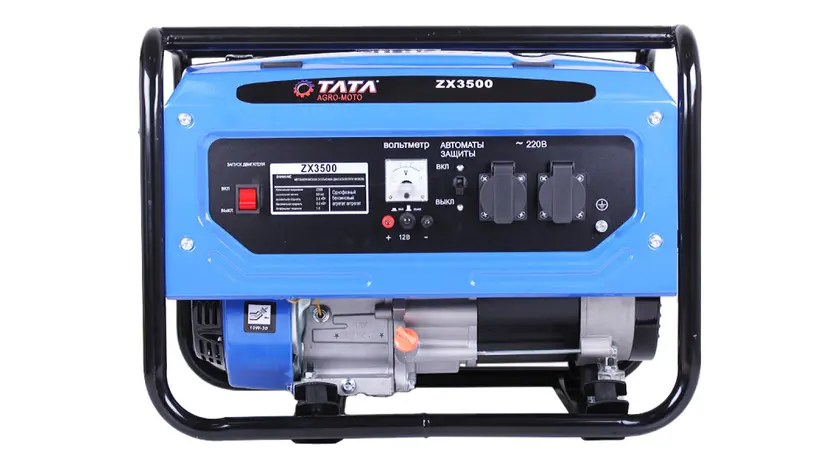 Генератор газ-бензин TATA ZX3500 (2.8KW), однофазный (230 В), 3 кВт, фото фото 3