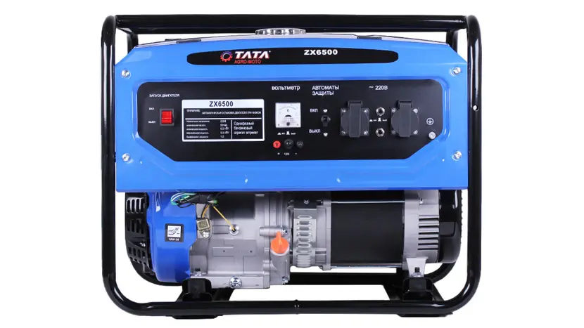 Генератор газ-бензин TATA ZX6500 (5KW), однофазный (230 В), 5.5 кВт, фото фото 3