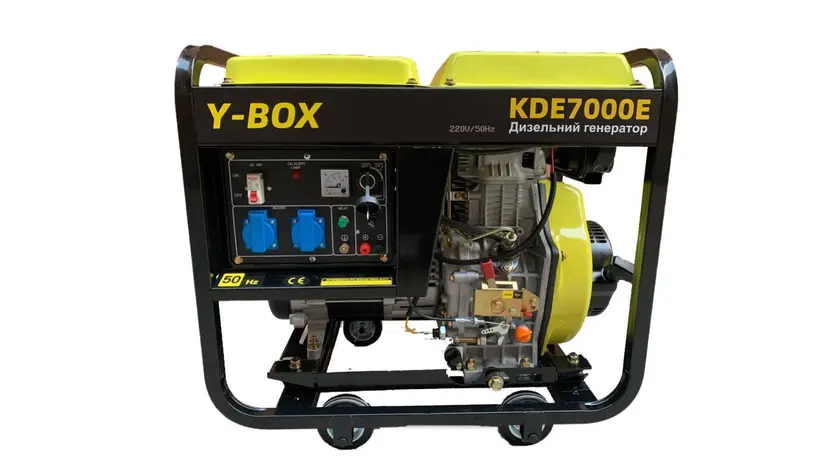 Генератор дизельный Y-BOX KDE8500E 6.0KW, однофазный (230 В), 6.5 кВт, фото фото 2