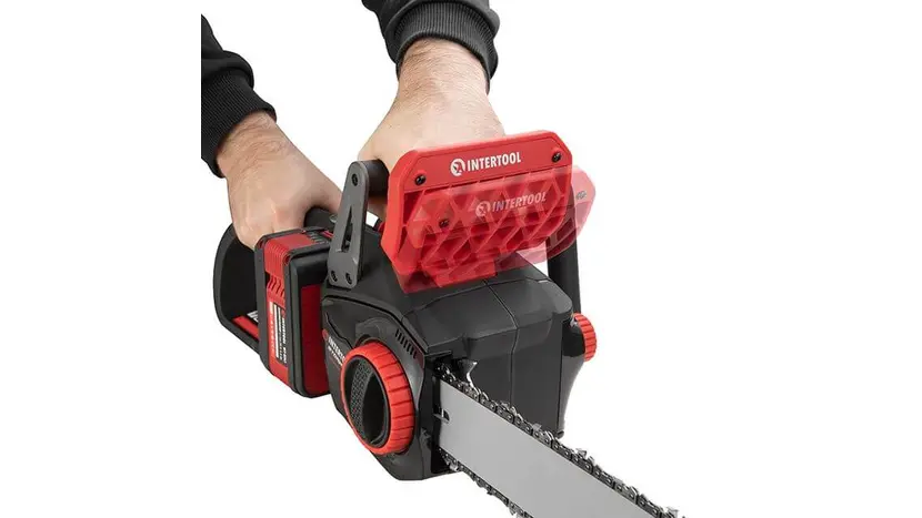Пила цепная аккумуляторная Intertool WT-9211 с бесщеточным двигателем 40 В (2х20 В), шина 35 см, SDS - система натяжки цепи, без ЗУ и АКБ, фото фото 9