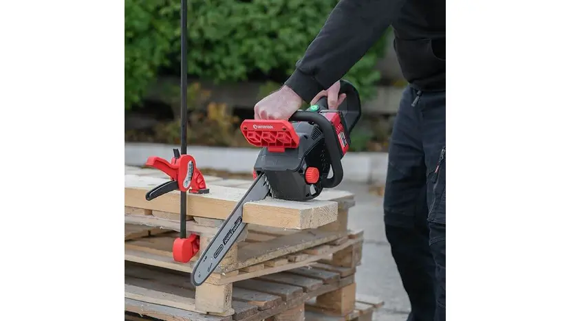 Пила цепная аккумуляторная Intertool WT-9211 с бесщеточным двигателем 40 В (2х20 В), шина 35 см, SDS - система натяжки цепи, без ЗУ и АКБ, фото фото 12