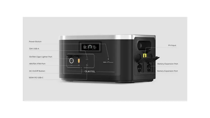 Батарейный модуль для зарядной станции OUKITEL BP2000E 2000 Вт, , 2048Вт/час, LiFePO4, фото фото 3