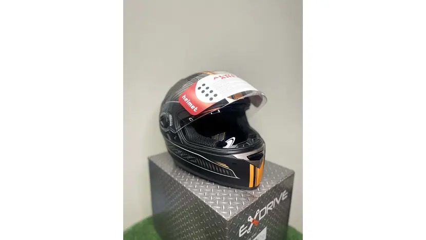 Мотошолом EXdrive EX-09 Carbon інтеграл чорний матовий розмір XL фото 2 купити в Україні