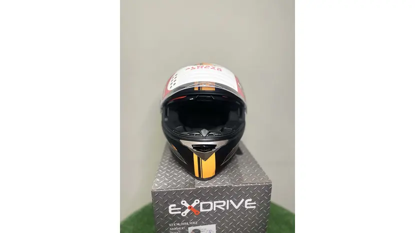 Мотошолом EXdrive EX-09 Carbon інтеграл чорний матовий розмір М фото 3 купити в Україні