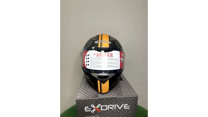Мотошолом EXdrive EX-09 Carbon інтеграл чорний матовий розмір М фото 4 купити в Україні