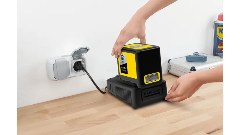Набір акумулятора та зарядного пристрою Karcher 36В 5А/год фото 4 купити в Україні
