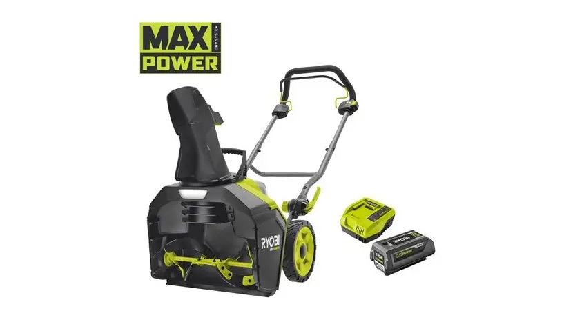 Снігоприбиральна машина акумуляторна Ryobi RY36STX45A-140, 36В MAX POWER фото 2 купити в Україні