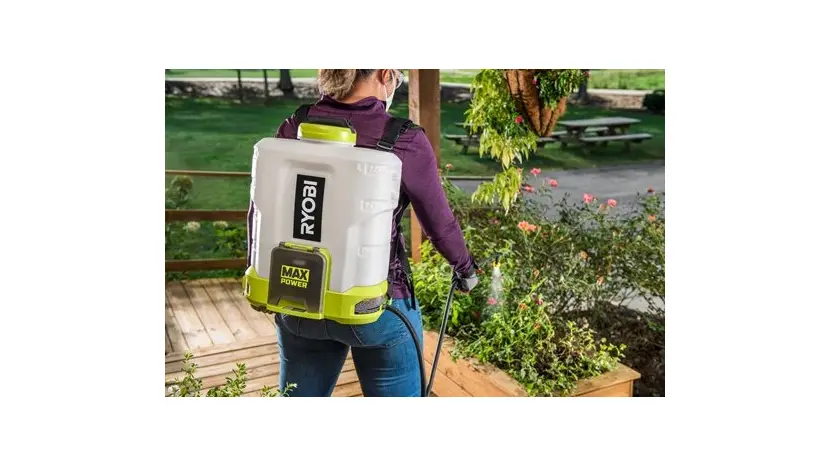 Обприскувач садовий акумуляторний Ryobi RY36BPSA-0, ранцевий, MAX POWER 36В фото 4 купити в Україні