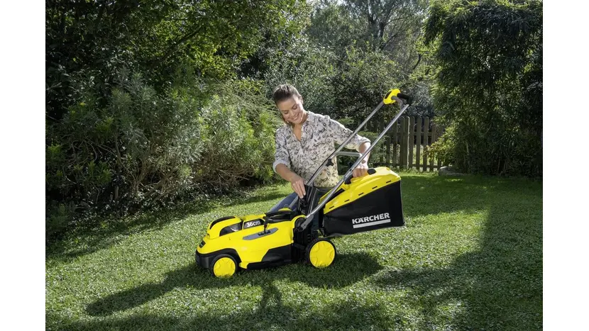 Газонокосарка акумуляторна Karcher LMO 18-36 Battery Set 18В фото 8 купити в Україні