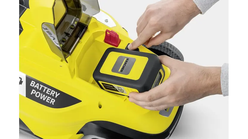 Газонокосарка акумуляторна Karcher LMO 18-36 Battery Set 18В фото 2 купити в Україні
