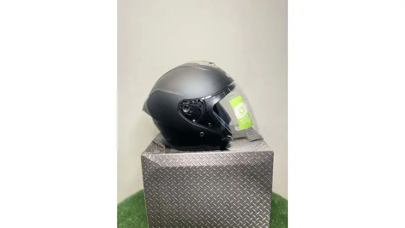 Мотошолом Exdrive EX-586 шолом півлицьовий + окуляри чорний глянцевий (Розмір XS) фото 2 купити в Україні
