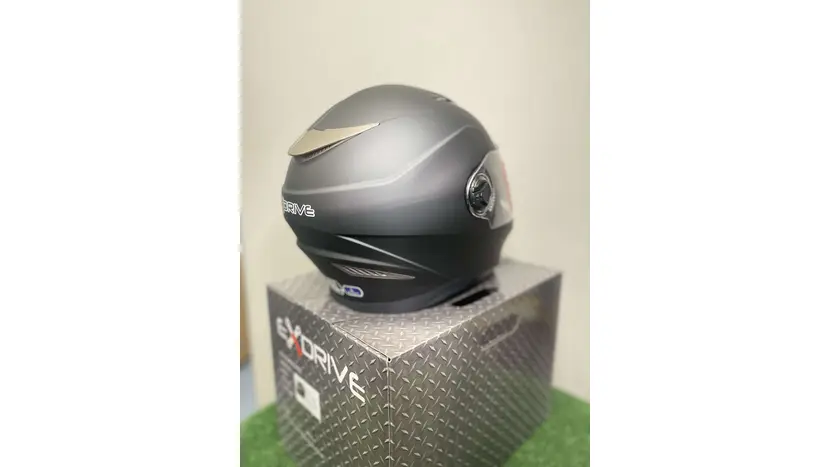 Мотошолом EXdrive EX-09 Matt Black розмір M фото 13 купити в Україні