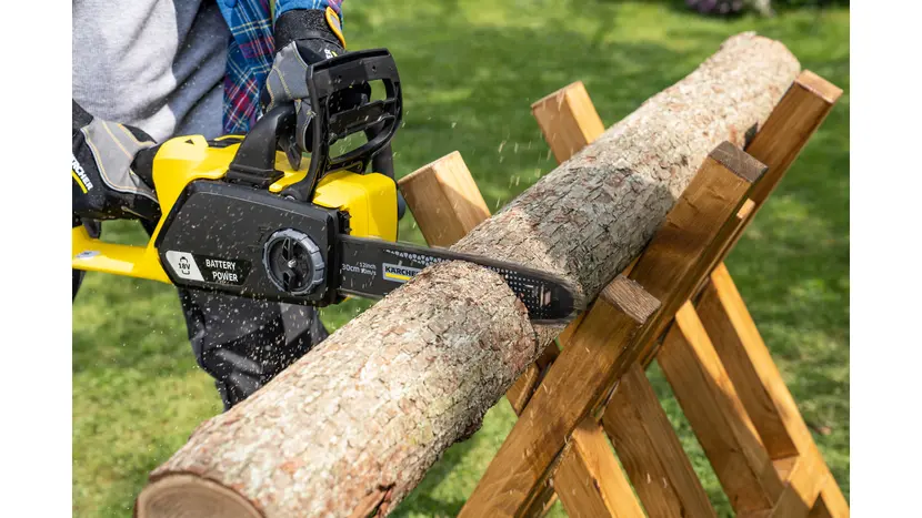 Пила ланцюгова акумуляторна Karcher CNS 18-30 Battery 18В (без АКБ та ЗП) фото 3 купити в Україні