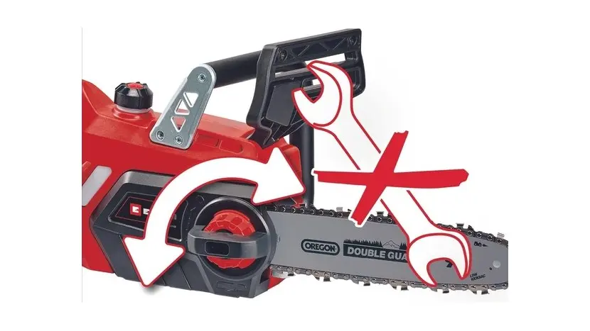 Пила ланцюгова акумуляторна Einhell GE-LC 18/25 Li Set, PXC, 18В фото 5 купити в Україні