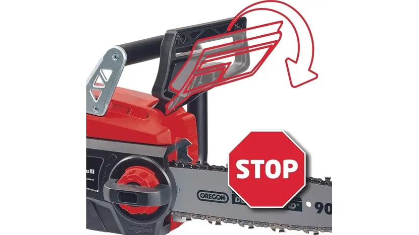 Пила ланцюгова акумуляторна Einhell GE-LC 18/25 Li Set, PXC, 18В фото 8 купити в Україні