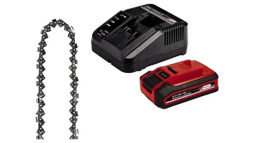 Пила ланцюгова акумуляторна Einhell GE-LC 18/25 Li Set, PXC, 18В фото 9 купити в Україні
