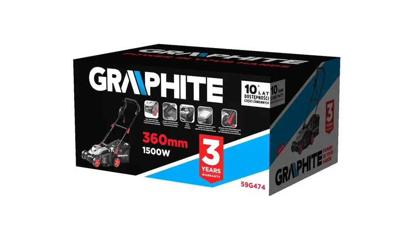 Газонокосилка GRAPHITE 59G474, фото фото 19