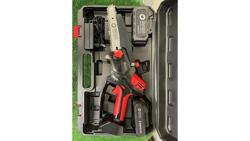 Аккумуляторная цепная мини-пила TATA TM-CS413BLi 6" 21V 2 АКБ (2A; 3A) + зарядное устройство, фото фото 12