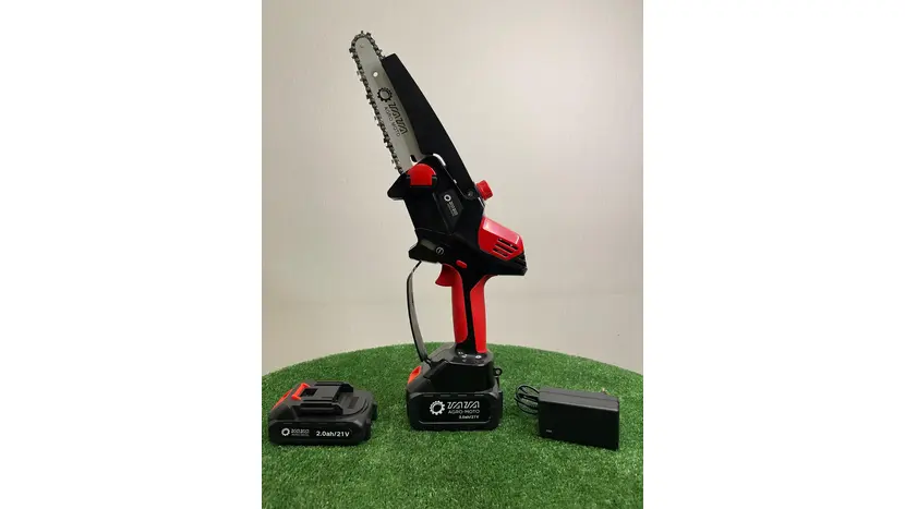 Аккумуляторная цепная мини-пила TATA TM-CS413BLi 6" 21V 2 АКБ (2A; 3A) + зарядное устройство, фото фото 3
