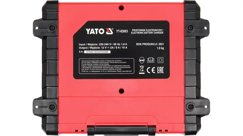 Зарядний пристрій YATO YT-83003 фото 4 купити в Україні