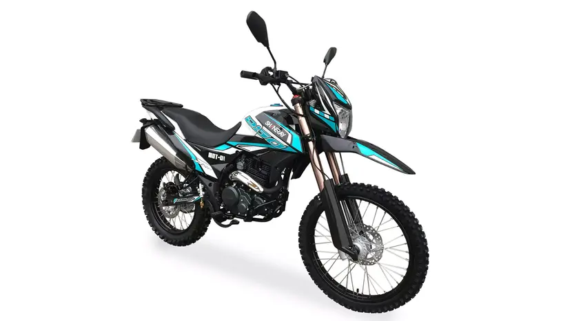 Мотоцикл Shineray XY250-6C (CXR250) Бірюзовий фото 3 купити в Україні