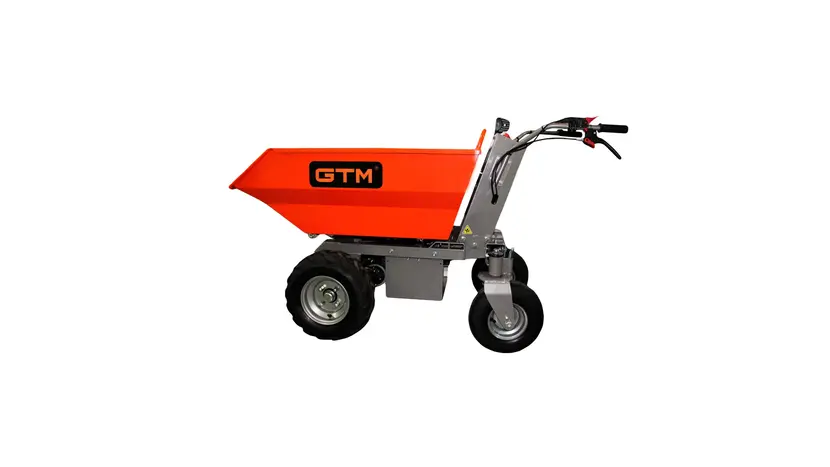 Тележка строительная GTM E50M/32A самоходная на колесах (дампер) 500кг/акк.32Ah, фото фото 3