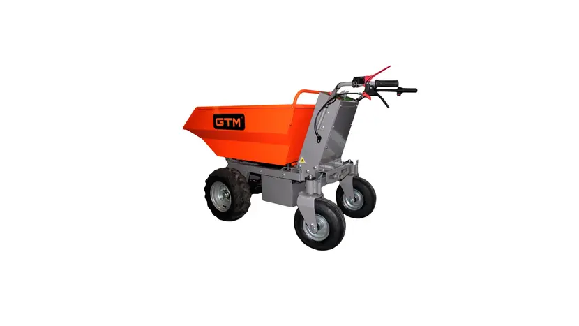 Тележка строительная GTM E50M/32A самоходная на колесах (дампер) 500кг/акк.32Ah, фото фото 2