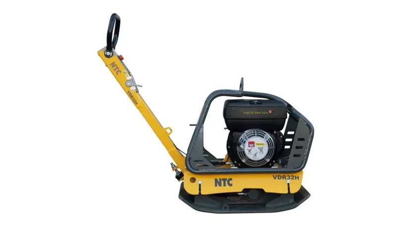 Віброплита NTC VDR32H з реверсом, диз. двигун HATZ1B20 4,5л.с, 215кг, розмір плити 500*750мм (з колесами) фото 3 купити в Україні