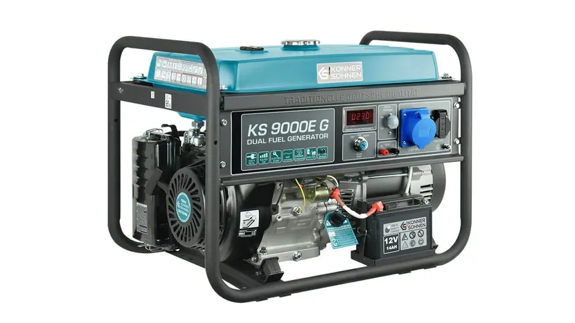 Генератор бензиновый Könner&Söhnen KS 9000E G (газ, бензин), однофазный (230 В), 6.5 кВт, фото фото 3