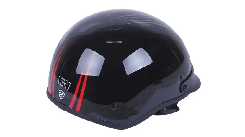 Шолом мотоциклетний ТАТА MD-513 (чорний глянсовий, size L) фото 2 купити в Україні