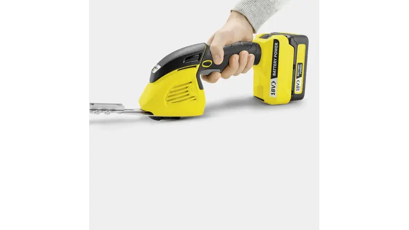 Ножиці для трави акумуляторні Karhcer GSH 18-20 Battery 18В + насадка кущоріз 20см (без АКБ і ЗП) фото 4 купити в Україні