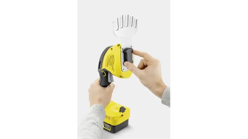 Ножиці для трави акумуляторні Karhcer GSH 18-20 Battery 18В + насадка кущоріз 20см (без АКБ і ЗП) фото 5 купити в Україні